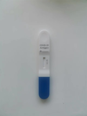 Una lecca-lecca della saliva dell'antigene dell'AG di Covid 19 di punto