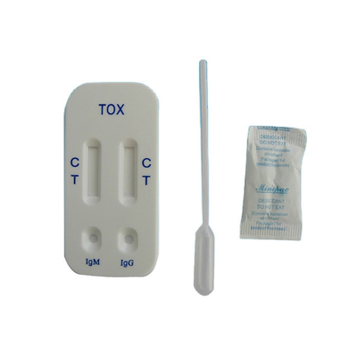 Prova Kit Colloidal Gold Chromatography della casa di toxoplasmosi di IgG IgM TOXO