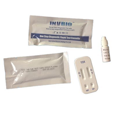 Prova Kit Colloidal Gold Chromatography della casa di toxoplasmosi di IgG IgM TOXO