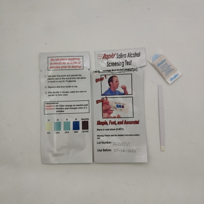 Lle strisce personali/scatola di una di punto di INVBIO della saliva striscia test 25 dell'alcool