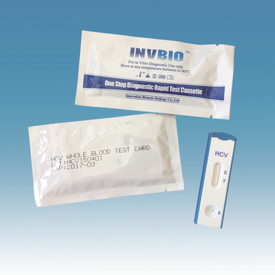 Carta rapida medica della prova di Anti-HCV dei corredi del test diagnostico di IVD