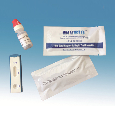 Carta rapida dei corredi della prova della malattia infettiva dell'intero sangue del Hiv dell'antigene