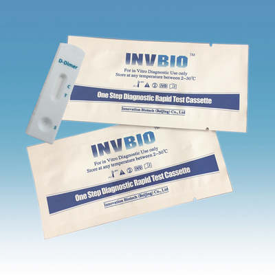 Rilevazione qualitativa dell'intero del siero del sangue del plasma del D-dimero dispositivo rapido della prova