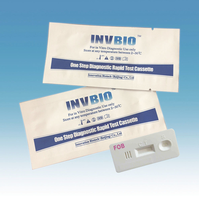 Una carta di Fobt Kit Professional Tumor Markers Test delle feci di punto