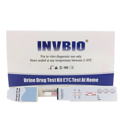 Esame all'alcool dell'urina di Dipcard 3.00mm Ethylglucuronide ETG Kit Dipcard
