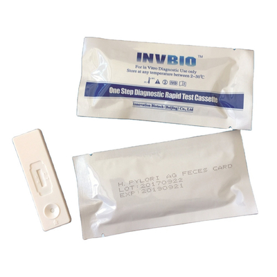Un corredo domestico della prova di H. Pylori Ag di punto delle feci della prova del rtk rapido accurato della carta