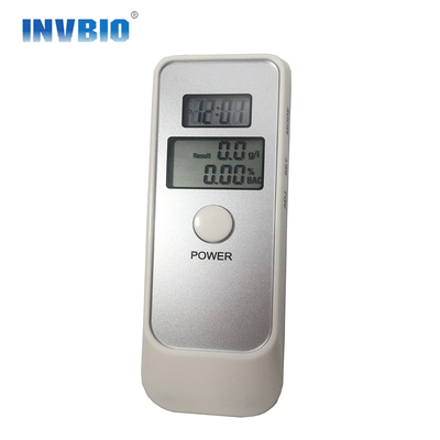 Tester portatile accurato LCD dell'alcool della polizia del Breathalyzer della lampadina blu