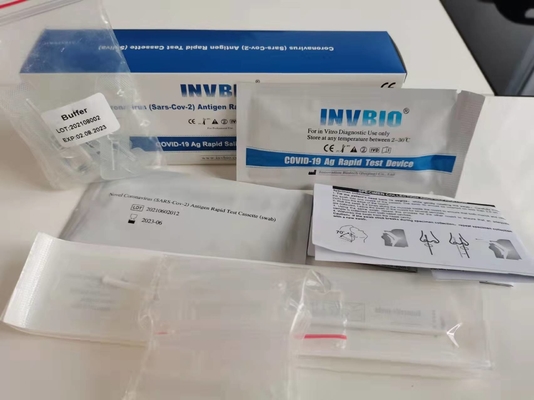 Lista comune nasale rapida di Kit Card UE della prova dell'antigene del tampone di SARS-CoV-2 Rtk a casa