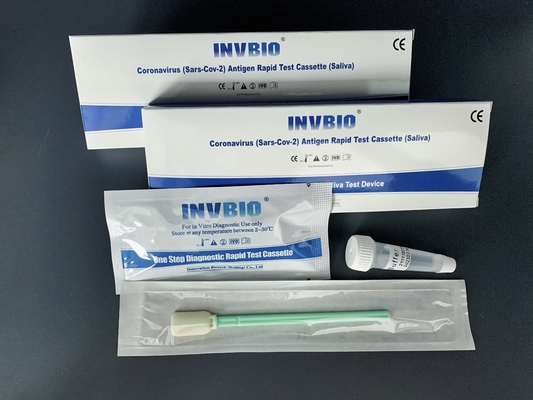 Rilevazione qualitativa della scatola della prova 5pcs/di Rtk della saliva del coronavirus di accuratezza di INVBIO