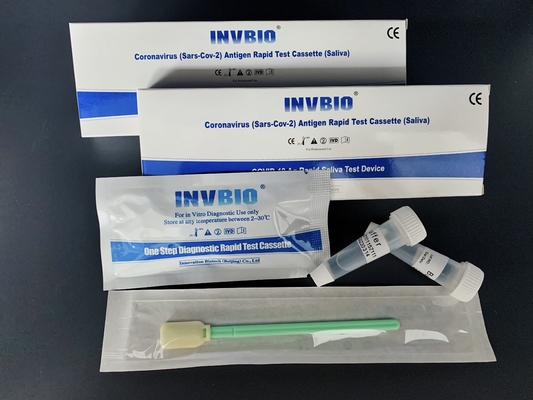 Scatola di prova d'autoverifica del corredo 25pcs/della saliva dell'antigene del coronavirus SARS-CoV-2