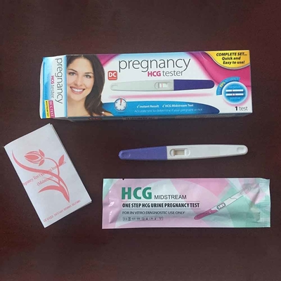 Casa femminile Kit Hcg Pregnancy Rapid Test della prova di fertilità di auto nel mezzo della corrente