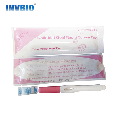 Casa femminile Kit Hcg Pregnancy Rapid Test della prova di fertilità di auto nel mezzo della corrente