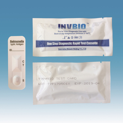 Intero sangue dell'AG della prova rapida tifoide della carta/siero IVD medico