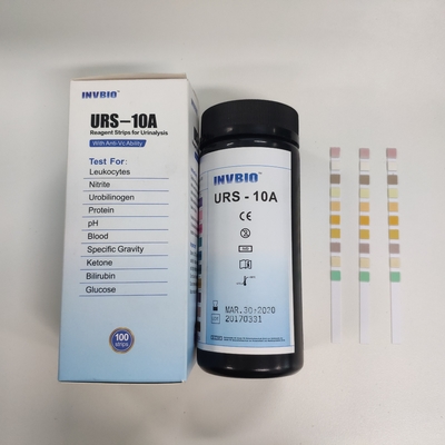 Rilevazione qualitativa della prova 10 del CE di parametro delle strisce test rapide di analisi delle urine