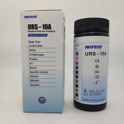 Strisce test di analisi delle urine di parametro di INVBIO 10 in vitro