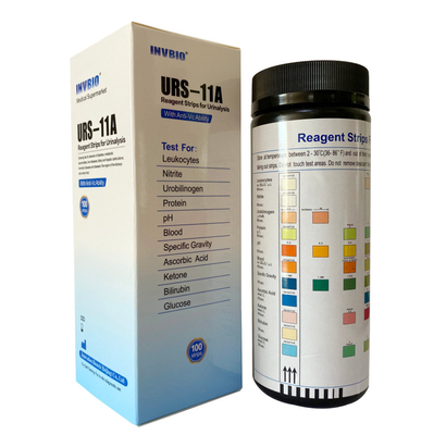 Asta misura-livello dell'urina delle strisce test del reagente di parametro della bilirubina 10 del glucosio