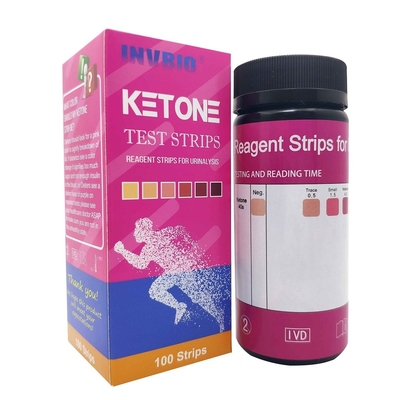 Strisce test di analisi delle urine del reagente del chetone 1 sistema diagnostico medico di parametro