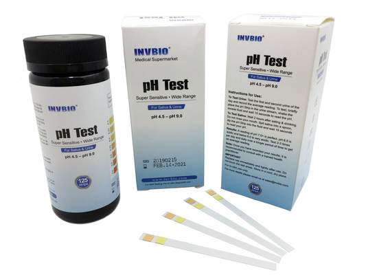Larghezza umana delle strisce test 3.00mm di analisi delle urine del reagente di INVBIO pH